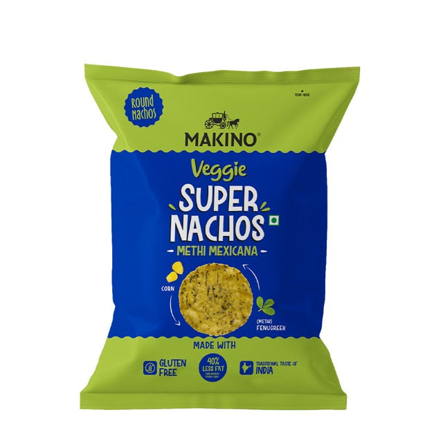Makino Assorted Super Nachos - 60gms (Pack of 6)-Boozlo