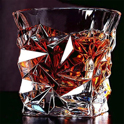 Modern Yard Diamond Whiskey Glass - 300ml (Set of 6)-Boozlo