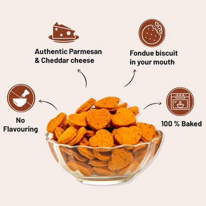Prime Foods Cheese Crunch Bites - 75gms each (Pack of 4)-Boozlo