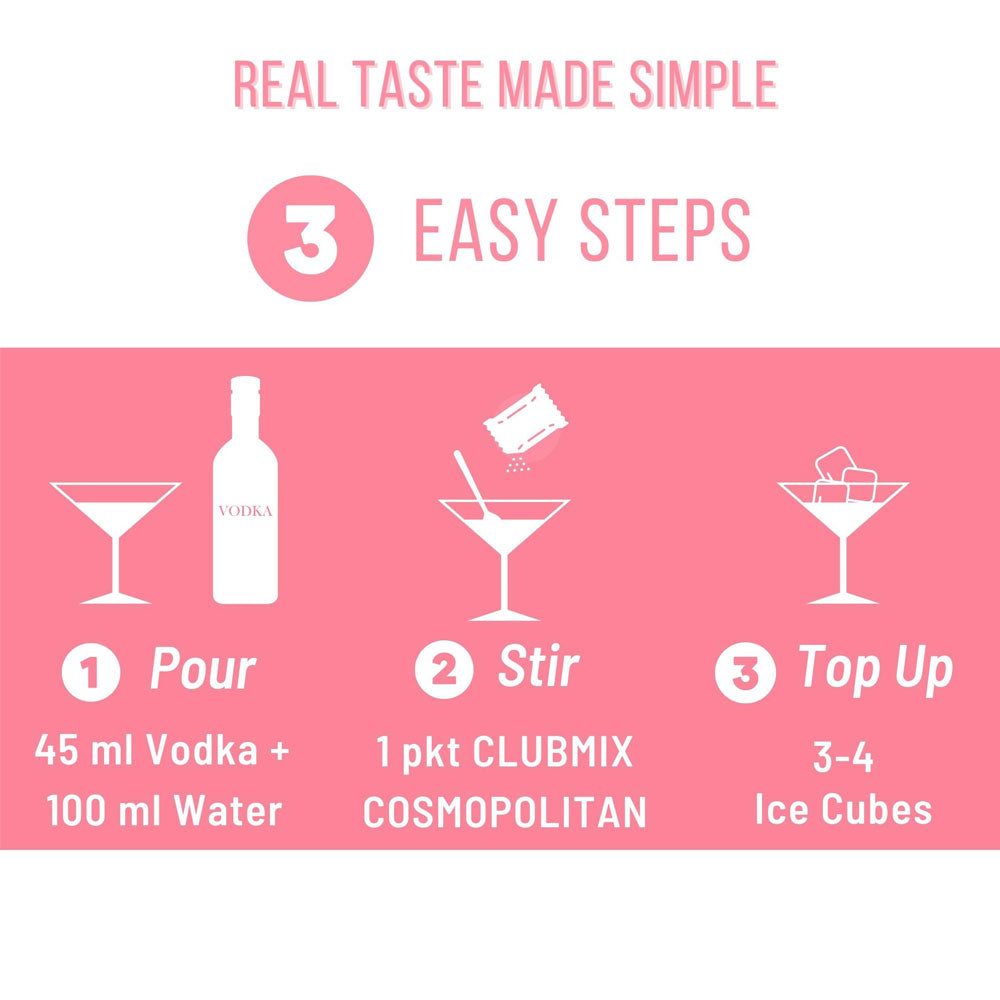 CLUBMIX COCKTAILS Cosmopolitan Cocktail Mix-Cocktail Mixers-Boozlo