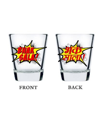 Ek Do Dhai Bhak Sala Shot Glass - 60ml (set of 2)