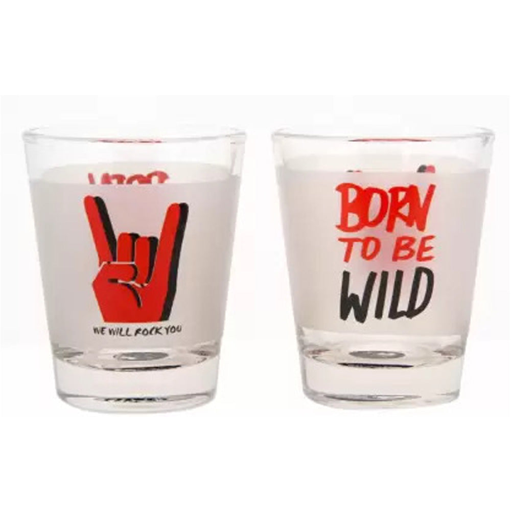 Ek Do Dhai Born To Be Wild Shot Glass - 60ml Each (Set of 2) - Boozlo