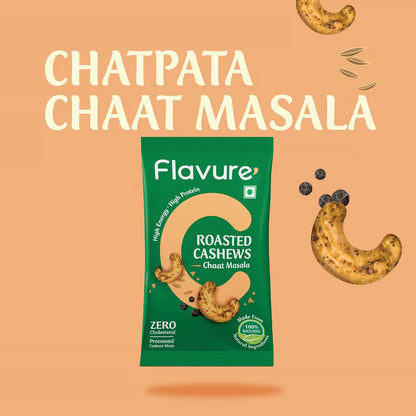 Flavure Roasted Cashew Chaat Masala - 25gms each (Pack of 6)-Boozlo