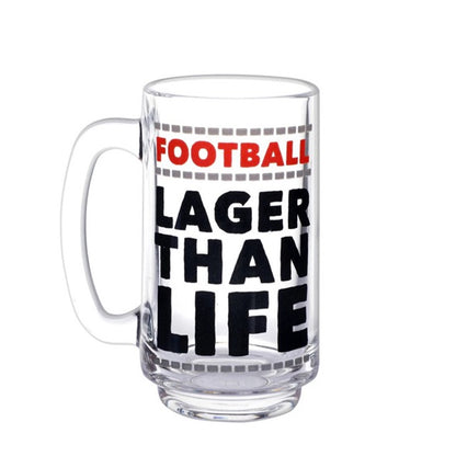 Ek Do Dhai Football Love Beer Mug - 350ml