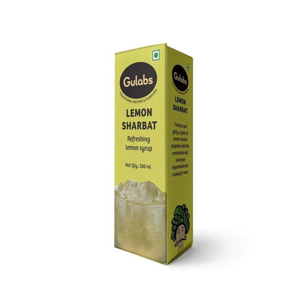 Gulabs Mini Lemon Sharbat - 100ml (Pack of 5)-Boozlo