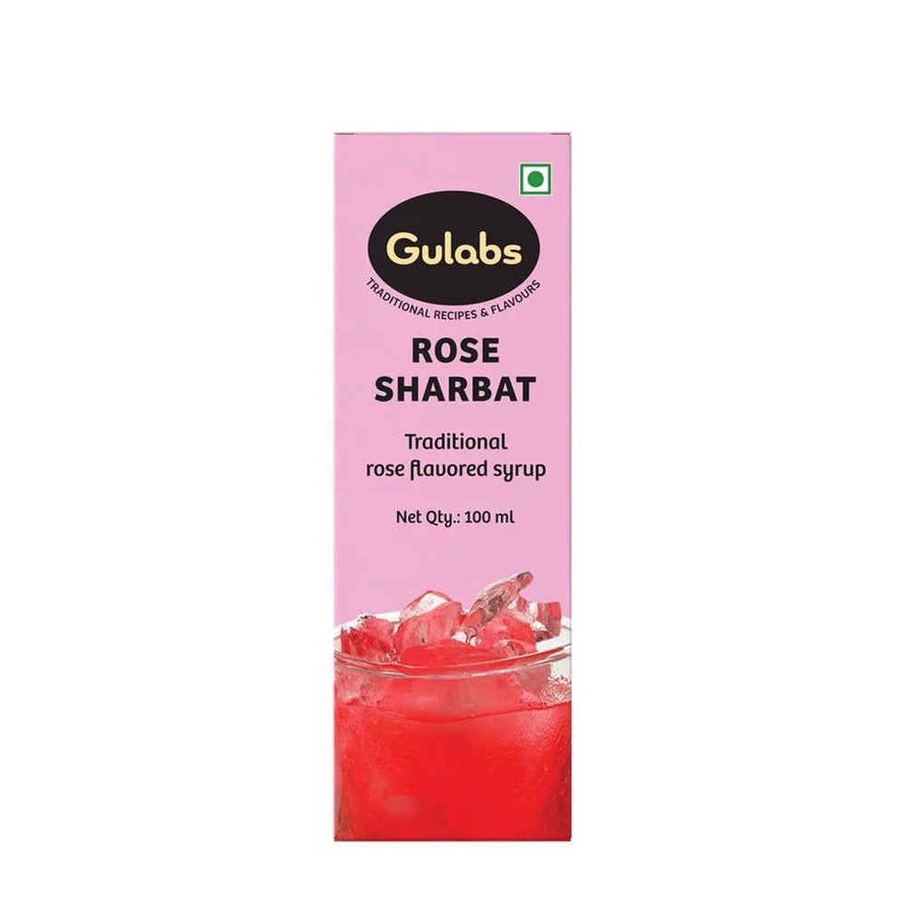 Gulabs Mini Rose Sharbat - 100ml (Pack of 5)-Boozlo