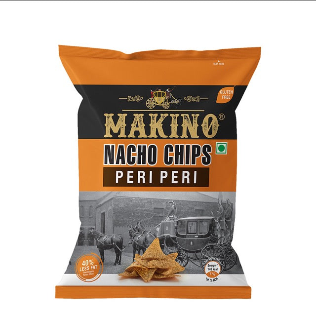 Makino Assorted Nacho Chips - 60 gms (Pack of 6)-Boozlo