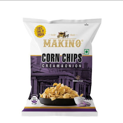 Makino Cornax 6 Assorted Corn Snacks - 60gms (Pack of 6)-Boozlo