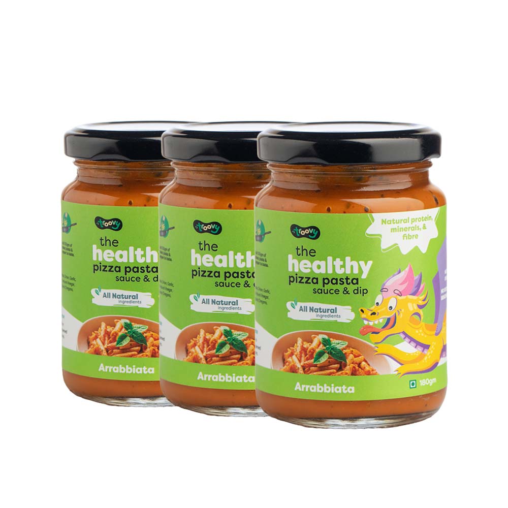 Troovy Chemical Free Pizza Pasta Sauce 540gms (Pack of 3)-Boozlo