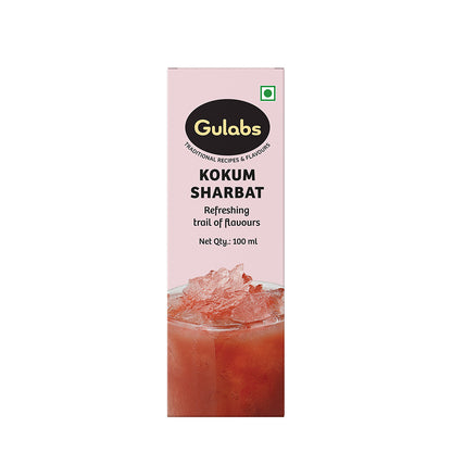 Gulabs Kokum Sharbat - 100ml (Pack of 2)-Boozlo