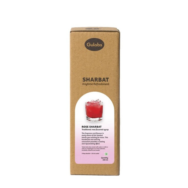 Gulabs Rose Sharbat - 500ml each (Pack of 2)-Boozlo