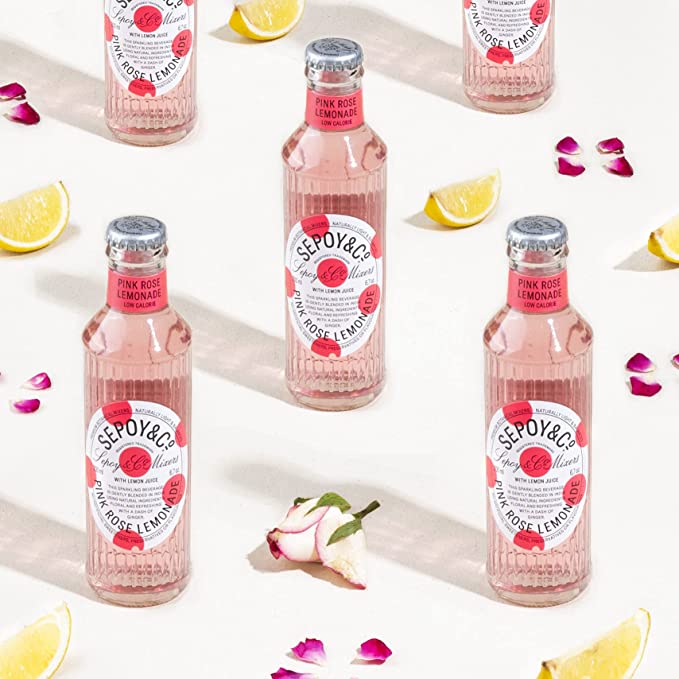 Sepoy &amp; Co Pink Rose Lemonade - 200ml (Pack Size)-Boozlo
