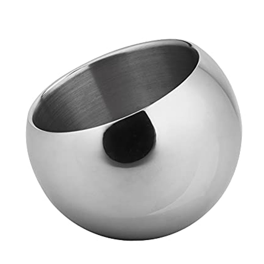 The Bar Shop Stainless Steel Double Wall Ball Shaped Ice Bucket - 1500ml-Boozlo