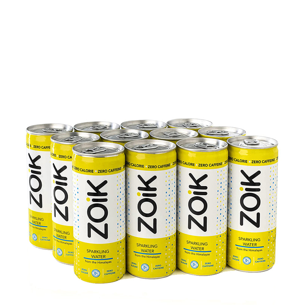 ZOiK Sparkling Water Can - 350ml (Pack of 12)-Boozlo