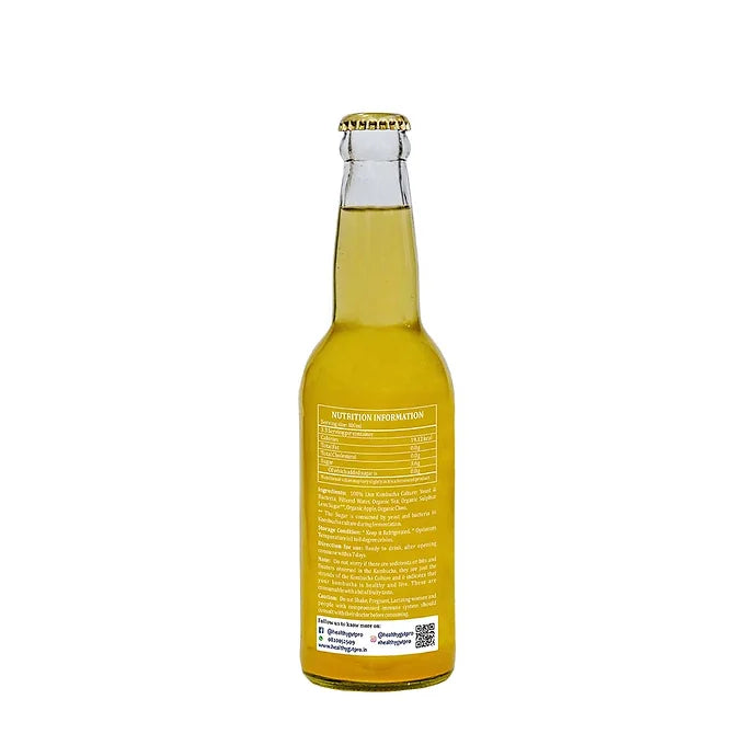 Healthy Gut Kombucha Apple Clove - 330ml Combo (Pack of 2)-Boozlo