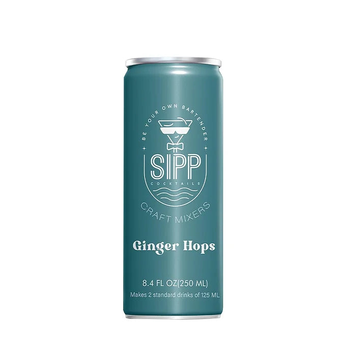 Sipp Cocktails Ginger Hops - 250ml each (Pack Size)-Boozlo