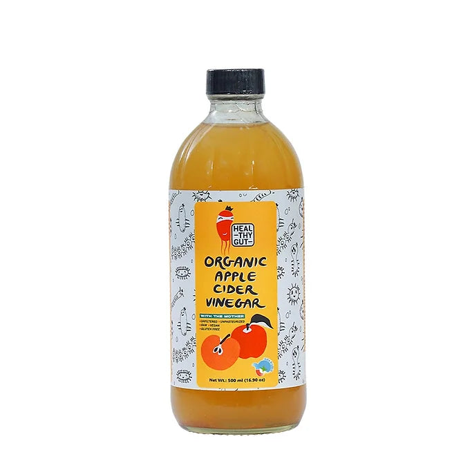 Healthy Gut Organic Apple Cider Vinegar with Mother - 500ml-Boozlo