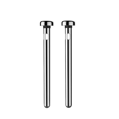 The Bar Shop Drink Through Beer/Drinks Silver Chiller Sticks - 8.5inch (Set Of 2 Pieces)-Boozlo