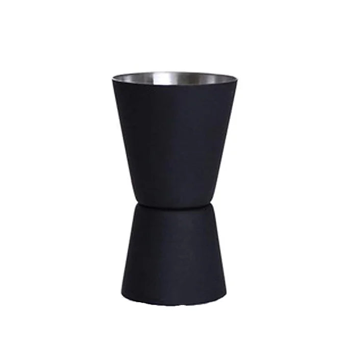 The Bar Shop Stainless Steel Black Peg Measurement Cup/Glass/Jigger - 30ml &amp; 60ml-Boozlo