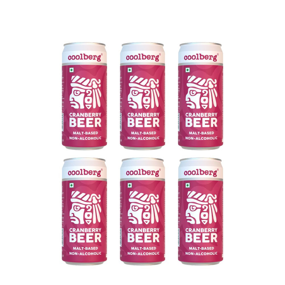 Coolberg Cranberry Non-Alcoholic Beer Can - 300ml (Pack Size)