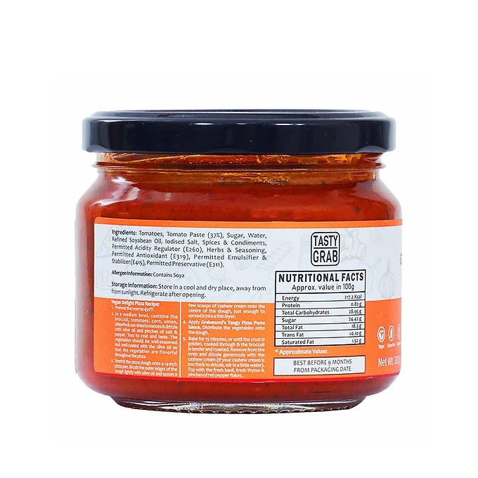 Grabenord Tangy Pizza Pasta Sauce - 300gms (Pack of 2)-Boozlo