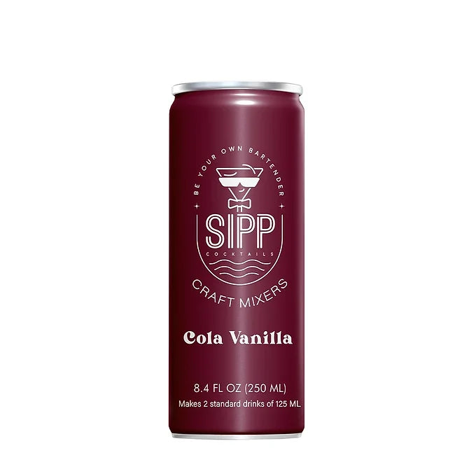 Sipp Cocktails Cola Vanilla - 250ml each (Pack Size)-Boozlo