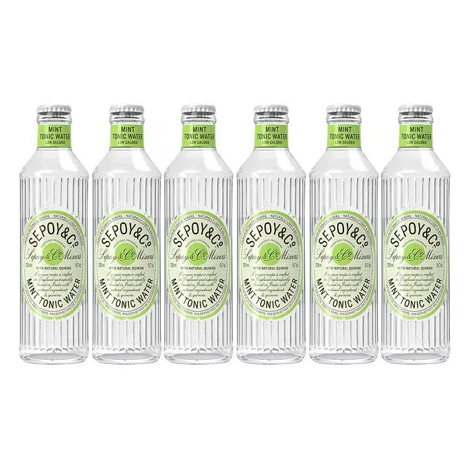 Sepoy &amp; Co Mint Tonic Water - 200ml (Pack Size)-Boozlo