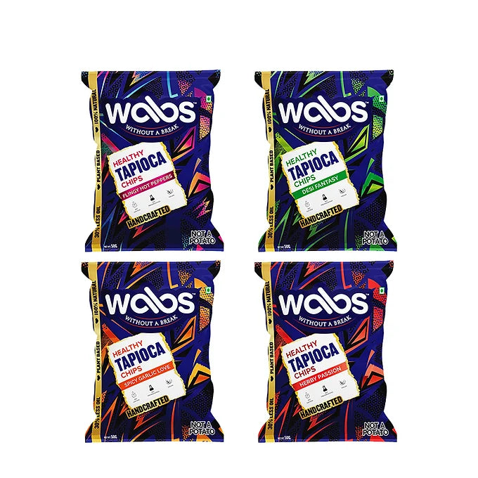 WABS Tapioca Chips - Assorted Pack of 4-Boozlo
