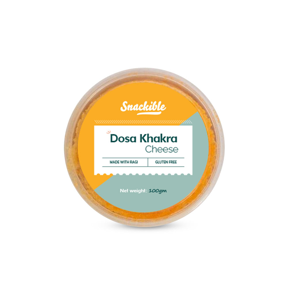 Snackible Crispy Cheese Dosa Khakhra - 100gms-Boozlo