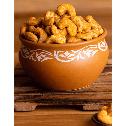 The Nut Makers Flamming Chilly Garlic Dry Roasted Cashews - 200gms - Boozlo