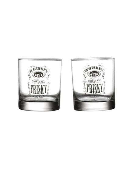 Ek Do Dhai Friskey Whiskey glass (Set of 2)