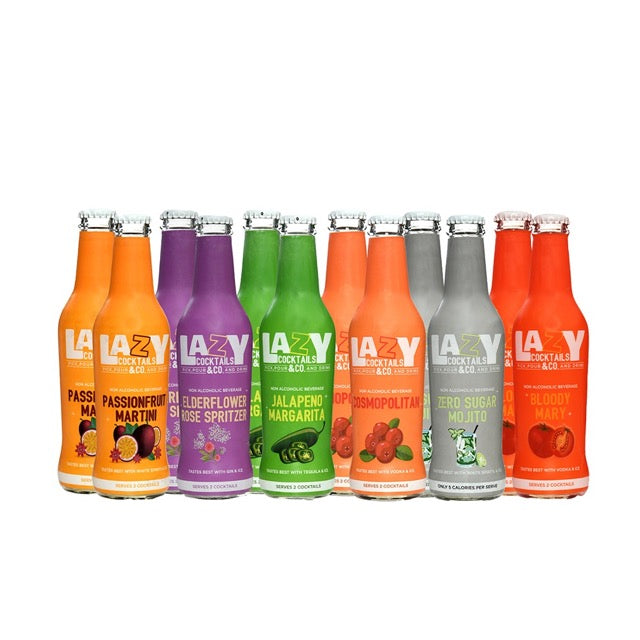 Lazy Cocktails Assorted - 250ml each (Pack Size)-Boozlo