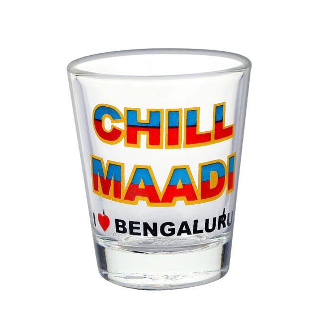 Ek Do Dhai Chill Maadi Shot Glass - 60ml (Set of 2)