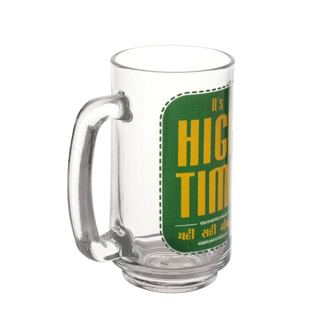 Ek Do Dhai Its High Time Beer Mug Green - 350ml